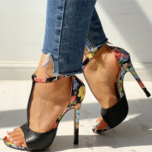 Load image into Gallery viewer, Women Sandals T-Strap High Heels