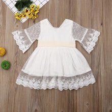 Load image into Gallery viewer, Spring Girls Bridesmaid White Dress Baby
