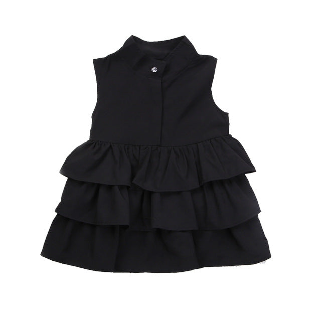 Summer Cute Black Green Ball Gown Girls